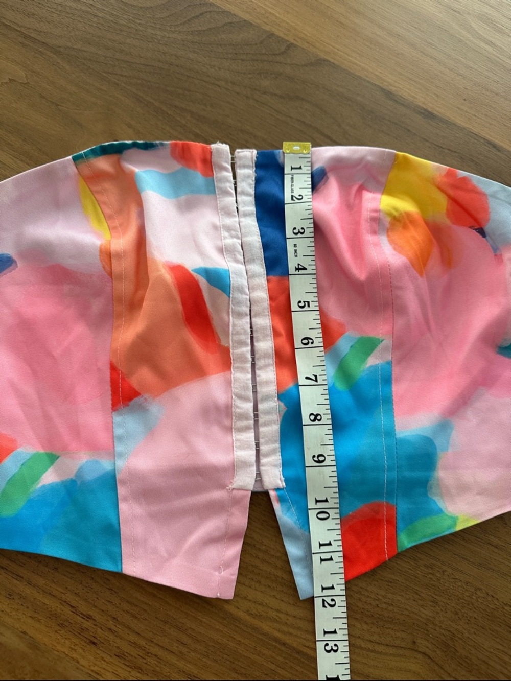 Princess Polly Abstract Watercolor Corset Top – Size 6 – EUC – Strapless Bustier - Picture 4 of 6